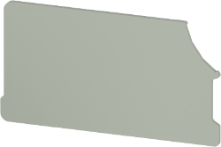 Show details for End Plate - 4mm - WTN FSI - Grey