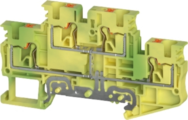 Picture of Push Terminal - 4mm - WTPN - Earth