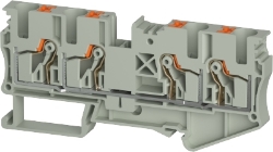 Show details for Push Terminal - 6mm -WTPN - Grey