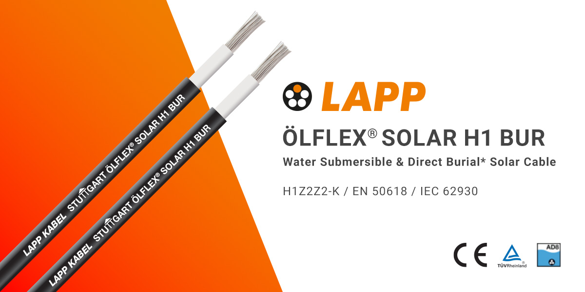 Water Submersible and Direct Burial Solar Cable